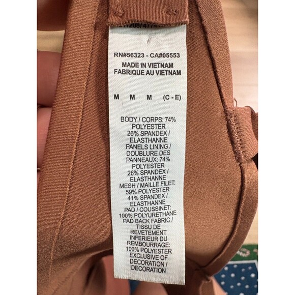 Nike Women's Rose Pink Sports Bra Workout Athletic Running Size M - Picture 6 of 6